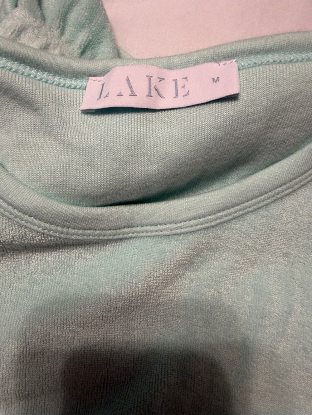 LAKE Mint Green Short Sleeve Lounge Tee & Shorts Set - Picture 2 of 4